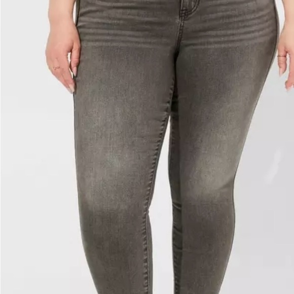 Torrid dark gray super soft jeggings Size 16 tall - Picture 2 of 9